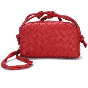 Woven Crossbody Bags, Small Handmade Purse Clutch Shoulderbag :P